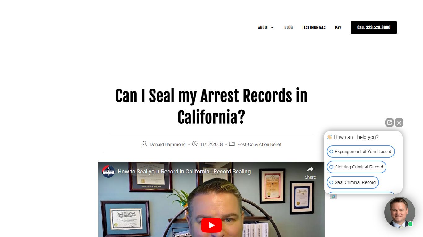 Can I Seal my Arrest Records in California? - Expungement Hero